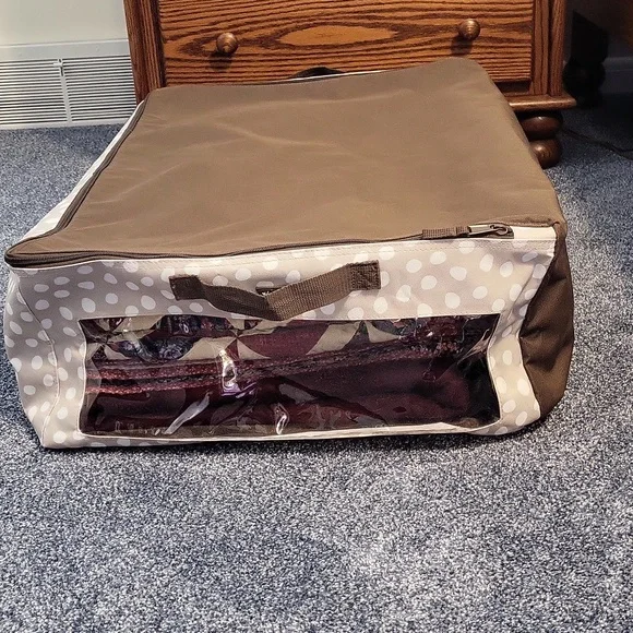 Polka Dot Underbed Storage Bag - Picture 5 of 12